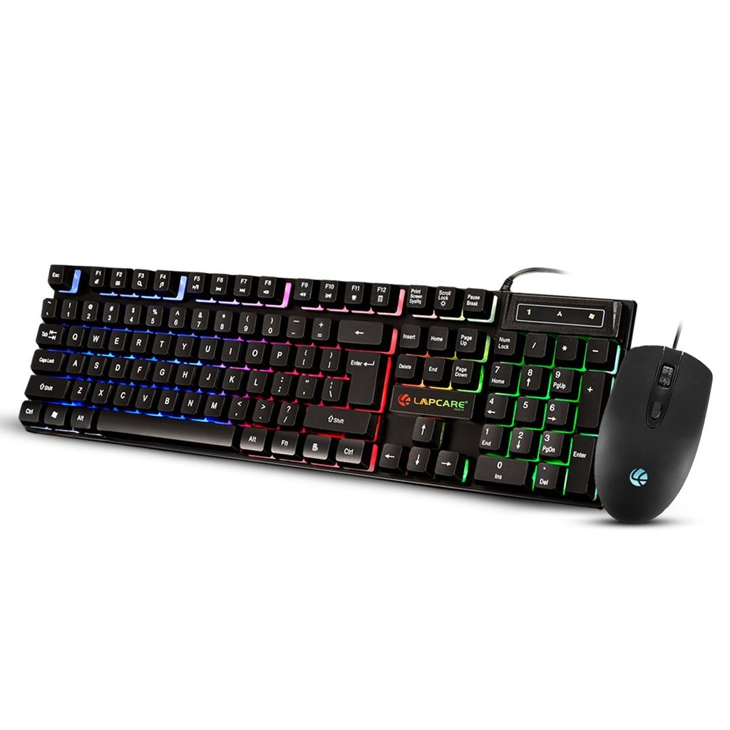 [LKKBSR10068] Rapido II Wired Gaming Keyboard & Mouse Combo With Rainbow Backlit (LGK-162)